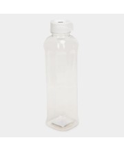 Transparent Plastic Water Bottle – 1 Liter, Slim Design with White Cap, BPA-Free Transparent Plastic Water Bottle – 1 Liter, Slim Design with White Cap, BPA-Free