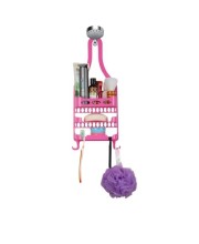 Plastic Hanging Shower Caddy – 3-Tier Bathroom Storage Organizer Rack for Toiletries & Essentials (Pink) Plastic Hanging Shower Caddy – 3-Tier Bathroom Storage Organizer Rack for Toiletries & Essentials (Pink)