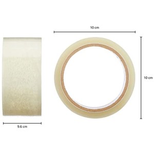 Transparent Cello Tape for Packing, Sealing, Office & Craft Use – 2 Inch Width, Strong Adhesive, Clear Finish (Pack of 1)