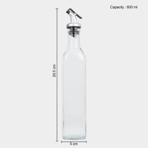 Hitech Sales 500ml Glass Oil Dispenser – Transparent | Leak-Proof, BPA-Free, Easy-Pour Spout for Kitchen Use Hitech Sales 500ml Glass Oil Dispenser – Transparent | Leak-Proof, BPA-Free, Easy-Pour Spout for Kitchen Use