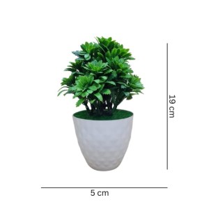 Hitech Artificial Green Bonsai with Pot for Home, Garden and Office Decor Hitech Artificial Green Bonsai with Pot for Home, Garden and Office Decor