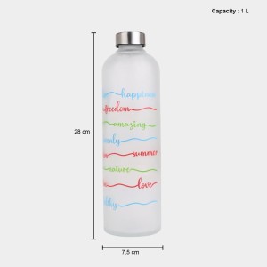 1L Glass Bottle - (M3853) 1L Glass Bottle - (M3853)