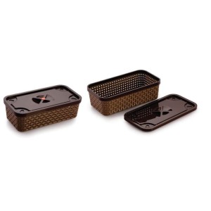Hitech Sales Durable BASKET WITH LID pack of 1 Multipurpose Use for Kitchen & Home Organiser Box for Fruits Vegetables, Toys, Stationary items, Color May Vary Hitech Sales Durable BASKET WITH LID pack of 1 Multipurpose Use for Kitchen & Home Organiser Box for Fruits Vegetables, Toys, Stationary items, Color May Vary