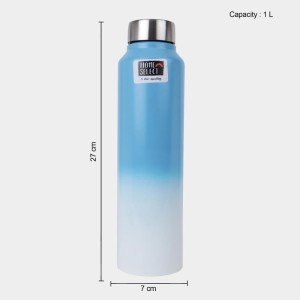 1 L Stainless Steel Bottle, 7 X 27 cm (Pack of 1) 1 L Stainless Steel Bottle, 7 X 27 cm (Pack of 1)