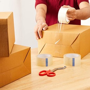 Transparent Cello Tape for Packing, Sealing, Office & Craft Use – 2 Inch Width, Strong Adhesive, Clear Finish (Pack of 1)
