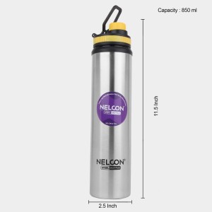 850 ml Steel Bottle 2.5 X 11.5 in. (Pack of 1) 850 ml Steel Bottle 2.5 X 11.5 in. (Pack of 1)