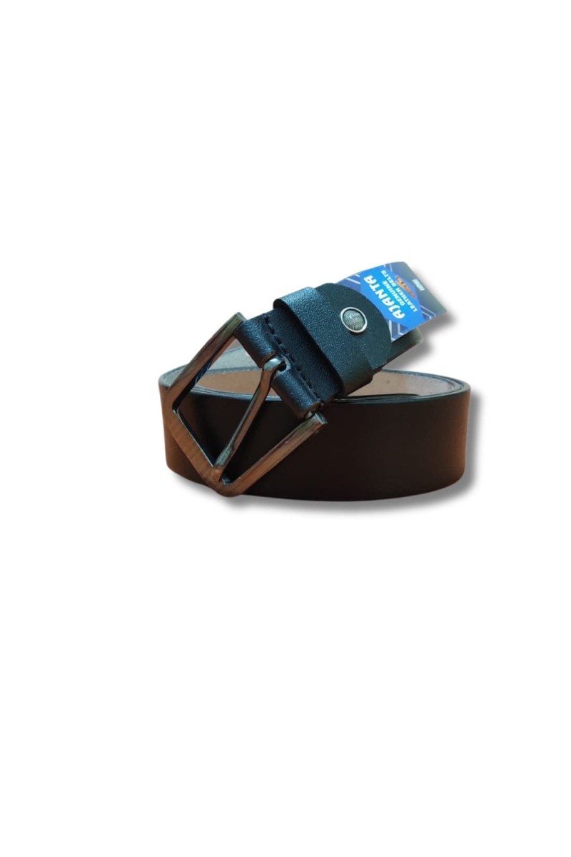 Hitech|| AJANTA - Genuine Leather Formal Belt For Men(Color-Black) (42)