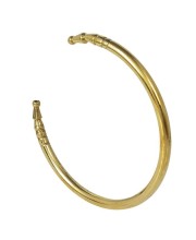 HiTechMart Pure Brass Kada Bracelet – Traditional Open Cuff Bangle for Men & Women HiTechMart Pure Brass Kada Bracelet – Traditional Open Cuff Bangle for Men & Women