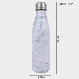500 ml Steel Bottle 2.6 X 10.5 in. (Pack of 1) 500 ml Steel Bottle 2.6 X 10.5 in. (Pack of 1)