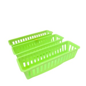 Plastic Basket Organizer – Durable PP Storage Bin with Handles, Stackable & Ventilated – Multi‑Purpose Organizer for Kitchen, Bathroom, Pantry, Office Plastic Basket Organizer – Durable PP Storage Bin with Handles, Stackable & Ventilated – Multi‑Purpose Organizer for Kitchen, Bathroom, Pantry, Office