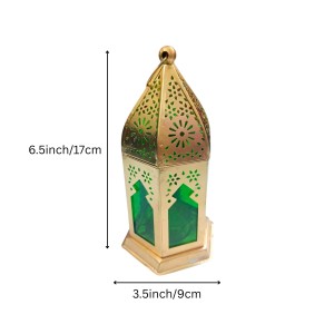 Moroccan Style Gold Lantern with Green Glass – Decorative Metal Candle Holder for Ramadan, Eid, Weddings, Home Decor & Parties – Vintage Hanging Lantern. Moroccan Style Gold Lantern with Green Glass – Decorative Metal Candle Holder for Ramadan, Eid, Weddings, Home Decor & Parties – Vintage Hanging Lantern.