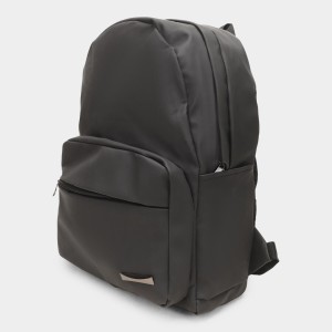 Brink Women's Black Polyurethane Backpack - (M530) Brink Women's Black Polyurethane Backpack - (M530)