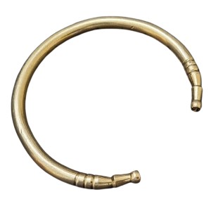 HiTechMart Pure Brass Kada Bracelet – Traditional Open Cuff Bangle for Men & Women HiTechMart Pure Brass Kada Bracelet – Traditional Open Cuff Bangle for Men & Women