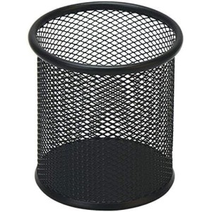 Black Round Mesh Pen Stand Pencil Holder pack of 1 I Desk Organizer for Office, Study & Home (Black) Black Round Mesh Pen Stand Pencil Holder pack of 1 I Desk Organizer for Office, Study & Home (Black)
