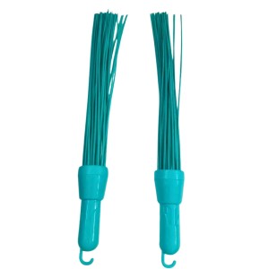 Plastic Kharata Broom for Wet & Dry Cleaning – Durable, Lightweight, and Easy-to-Use Jhadu with Long Handle – Multipurpose Cleaning Brush for Home, Office & Outdoor – Pack of 2 (Blue)