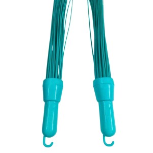 Plastic Kharata Broom for Wet & Dry Cleaning – Durable, Lightweight, and Easy-to-Use Jhadu with Long Handle – Multipurpose Cleaning Brush for Home, Office & Outdoor – Pack of 2 (Blue)