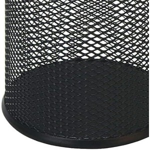 Black Round Mesh Pen Stand Pencil Holder pack of 1 I Desk Organizer for Office, Study & Home (Black) Black Round Mesh Pen Stand Pencil Holder pack of 1 I Desk Organizer for Office, Study & Home (Black)