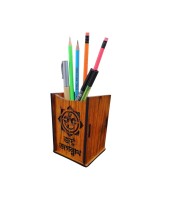 Wooden Pen Holder Stand – Pencil Cup, Makeup Brush Holder, Desk Organizer for Office, Home Decor & Art Supplies Storage Wooden Pen Holder Stand – Pencil Cup, Makeup Brush Holder, Desk Organizer for Office, Home Decor & Art Supplies Storage