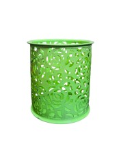 Flower Design Pen Pencil Holder | Light Green Desk Organizer for Office, Study & Home Flower Design Pen Pencil Holder | Light Green Desk Organizer for Office, Study & Home