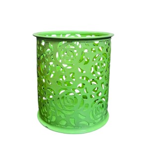 Flower Design Pen Pencil Holder | Light Green Desk Organizer for Office, Study & Home Flower Design Pen Pencil Holder | Light Green Desk Organizer for Office, Study & Home