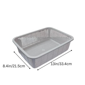 Plastic Storage Basket set of 3 | Multipurpose Rectangular Organizer Basket for Kitchen, Bathroom, Office & Home for daily use. Plastic Storage Basket set of 3 | Multipurpose Rectangular Organizer Basket for Kitchen, Bathroom, Office & Home for daily use.