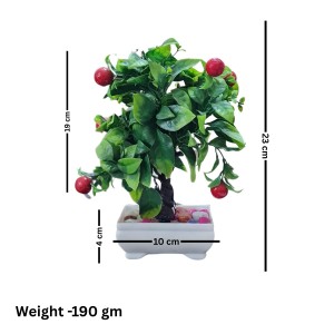 HiTechMart Artificial Bonsai Tree with Red Fruits – Lifelike Decorative Miniature Potted Plant for Home & Office Décor, Faux Greenery with Ceramic Planter HiTechMart Artificial Bonsai Tree with Red Fruits – Lifelike Decorative Miniature Potted Plant for Home & Office Décor, Faux Greenery with Ceramic Planter