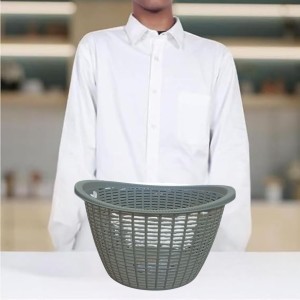 Plastic Fruit Basket with Ventilated Mesh Design – Lightweight Multipurpose Kitchen Storage Basket for Fruits & Vegetables | Durable Open Weave Basket for Home Use (Grey). (Grey) Plastic Fruit Basket with Ventilated Mesh Design – Lightweight Multipurpose Kitchen Storage Basket for Fruits & Vegetables | Durable Open Weave Basket for Home Use (Grey). (Grey)