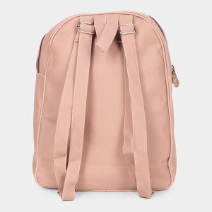 Brink Women's Pink Polyurethane Backpack - (M532) Brink Women's Pink Polyurethane Backpack - (M532)