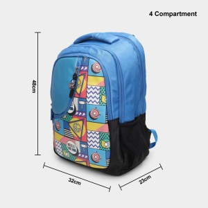 Kid's Blue Aristo School Bag - (M3922) Kid's Blue Aristo School Bag - (M3922)