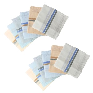 Hitech Sales 100% Pure Cotton Fabric Light Multi Color Soft, Durable, and Stylish Premium Collection XL Size Formal Handkerchiefs Hanky for Men Standard Set of 12 Pieces Easy Wash Regular use Hitech Sales 100% Pure Cotton Fabric Light Multi Color Soft, Durable, and Stylish Premium Collection XL Size Formal Handkerchiefs Hanky for Men Standard Set of 12 Pieces Easy Wash Regular use