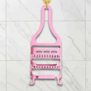 Plastic Hanging Shower Caddy – 3-Tier Bathroom Storage Organizer Rack for Toiletries & Essentials (Pink) Plastic Hanging Shower Caddy – 3-Tier Bathroom Storage Organizer Rack for Toiletries & Essentials (Pink)