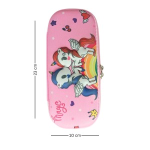 3D Hard Cover Large Capacity Waterproof Cute Pencil Case Stationery Cosmetic Box with Compartments Pencil Case for Kids Boys Cute Pen Pouch for Kindergarten and School (Pink Unicorns) 3D Hard Cover Large Capacity Waterproof Cute Pencil Case Stationery Cosmetic Box with Compartments Pencil Case for Kids Boys Cute Pen Pouch for Kindergarten and School (Pink Unicorns)