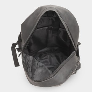 Brink Women's Black Polyurethane Backpack - (M530) Brink Women's Black Polyurethane Backpack - (M530)