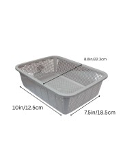 Plastic Storage Basket set of 3 | Multipurpose Rectangular Organizer Basket for Kitchen, Bathroom, Office & Home for daily use. Plastic Storage Basket set of 3 | Multipurpose Rectangular Organizer Basket for Kitchen, Bathroom, Office & Home for daily use.