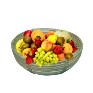Round Bamboo Basket – Natural Woven Serving & Storage Basket for Fruit, Bread & Home Décor Round Bamboo Basket – Natural Woven Serving & Storage Basket for Fruit, Bread & Home Décor