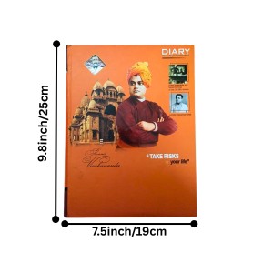 Swami Vivekananda Inspirational Diary | Hardbound Notebook | Motivational Quote Journal | Daily Writing & Note Book for Students & Office Use Swami Vivekananda Inspirational Diary | Hardbound Notebook | Motivational Quote Journal | Daily Writing & Note Book for Students & Office Use
