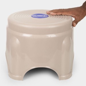 Durable Plastic Bath Stool with Anti-Slip Base | Compact and Lightweight Design for Multipurpose Use | Strong Utility Chair for Bathroom or Home Durable Plastic Bath Stool with Anti-Slip Base | Compact and Lightweight Design for Multipurpose Use | Strong Utility Chair for Bathroom or Home