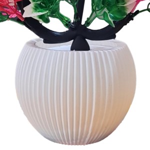 HiTechMart Artificial Pink & Green Decorative Plant with Vase – Lifelike Faux Floral Arrangement for Home, Office, Desk, Table, and Indoor Decor – Maintenance-Free Elegant Artificial Flower Pot HiTechMart Artificial Pink & Green Decorative Plant with Vase – Lifelike Faux Floral Arrangement for Home, Office, Desk, Table, and Indoor Decor – Maintenance-Free Elegant Artificial Flower Pot