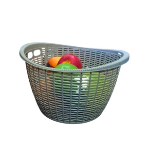 Plastic Fruit Basket with Ventilated Mesh Design – Lightweight Multipurpose Kitchen Storage Basket for Fruits & Vegetables | Durable Open Weave Basket for Home Use (Grey). (Grey) Plastic Fruit Basket with Ventilated Mesh Design – Lightweight Multipurpose Kitchen Storage Basket for Fruits & Vegetables | Durable Open Weave Basket for Home Use (Grey). (Grey)