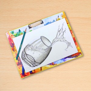 HiTechMart Kids Drawing Board Clipboard – Hardboard Writing Pad with Clip, Artistic Sketching & Painting Board for Children – Lightweight & Durable Surface for School, Home & Creative Activities HiTechMart Kids Drawing Board Clipboard – Hardboard Writing Pad with Clip, Artistic Sketching & Painting Board for Children – Lightweight & Durable Surface for School, Home & Creative Activities