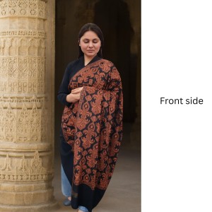 Women’s Traditional Shawl | Soft & Warm Winter Wrap Stole | Elegant Ethnic Design for Casual | Fashion Shawl for Women (Black) Women’s Traditional Shawl | Soft & Warm Winter Wrap Stole | Elegant Ethnic Design for Casual | Fashion Shawl for Women (Black)