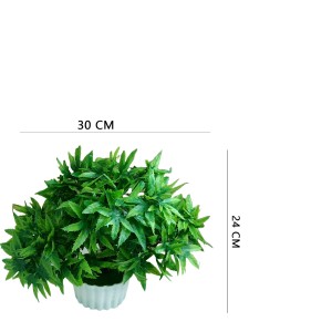 Hitech Artificial Green Bonsai with Pot for Home, Garden and Office Decor Hitech Artificial Green Bonsai with Pot for Home, Garden and Office Decor