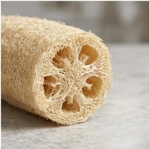 Natural Loofah Sponge for Bath & Body Scrubbing | 100% Organic Luffa Exfoliating Sponge | Eco-Friendly Shower Scrubber for Skin Care & Cleaning (Pack of 2)