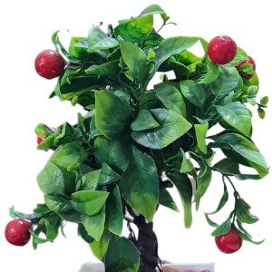 HiTechMart Artificial Bonsai Tree with Red Fruits – Lifelike Decorative Miniature Potted Plant for Home & Office Décor, Faux Greenery with Ceramic Planter HiTechMart Artificial Bonsai Tree with Red Fruits – Lifelike Decorative Miniature Potted Plant for Home & Office Décor, Faux Greenery with Ceramic Planter