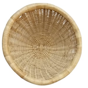 Handmade Natural Cane Basket | Round Bamboo Storage Basket for Fruits, Vegetables & Decor, Beter Jhuri Handmade Natural Cane Basket | Round Bamboo Storage Basket for Fruits, Vegetables & Decor, Beter Jhuri