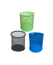 Mesh Metal Pen Stand/Pencil Holder for Office Desk | Multipurpose Stationery Organizer for Pens, Pencils, Markers & Tools (Multicolor) (Set of 3) (Multicolor) Mesh Metal Pen Stand/Pencil Holder for Office Desk | Multipurpose Stationery Organizer for Pens, Pencils, Markers & Tools (Multicolor) (Set of 3) (Multicolor)