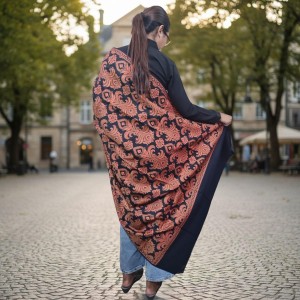 Women’s Traditional Shawl | Soft & Warm Winter Wrap Stole | Elegant Ethnic Design for Casual | Fashion Shawl for Women (Black) Women’s Traditional Shawl | Soft & Warm Winter Wrap Stole | Elegant Ethnic Design for Casual | Fashion Shawl for Women (Black)