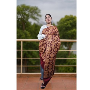 Women’s Traditional Shawl | Soft & Warm Winter Wrap Stole | Elegant Ethnic Design for Casual | Fashion Shawl for Women (Maroon) Women’s Traditional Shawl | Soft & Warm Winter Wrap Stole | Elegant Ethnic Design for Casual | Fashion Shawl for Women (Maroon)