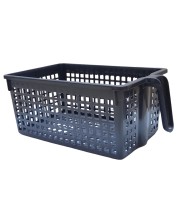 Hi Tech Sales No. 1 Basket for Fruit, vagitable, Stationary, Storage Basket & Container Small (Colour-Navy Blue, Brown, Chocolate), Plastic Handy Basket. (Navy Blue) Hi Tech Sales No. 1 Basket for Fruit, vagitable, Stationary, Storage Basket & Container Small (Colour-Navy Blue, Brown, Chocolate), Plastic Handy Basket. (Navy Blue)