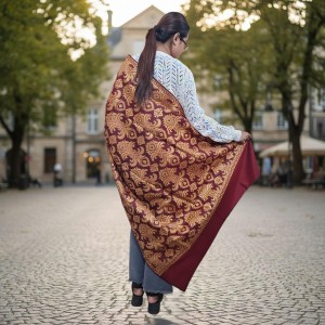 Women’s Traditional Shawl | Soft & Warm Winter Wrap Stole | Elegant Ethnic Design for Casual | Fashion Shawl for Women (Maroon) Women’s Traditional Shawl | Soft & Warm Winter Wrap Stole | Elegant Ethnic Design for Casual | Fashion Shawl for Women (Maroon)